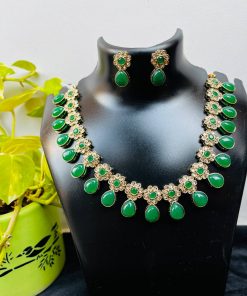 copper-green-stone-necklace-set