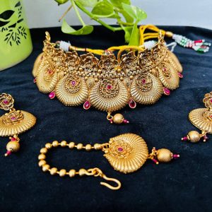 copper-pnk-stone-choker-set