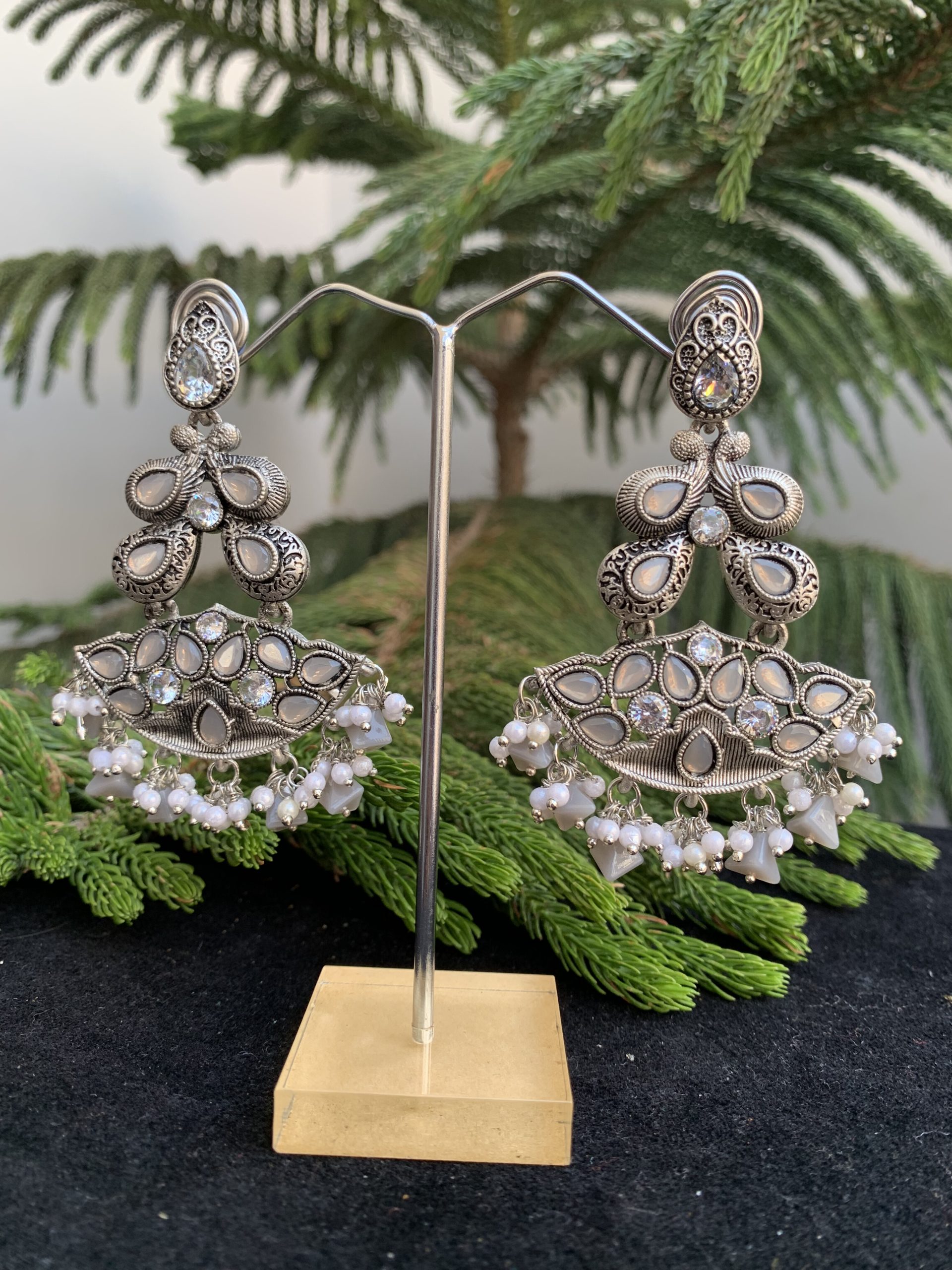 german-silver-white-stone-earrings-2-scaled