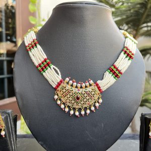 Indian-mores-jadau-red-chid-moti-necklace-set-2-scaled